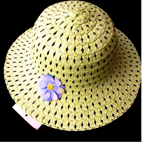 FLOPPY YELLOW SUN HAT FOR GIRL’S NWT - Picture 2 of 3